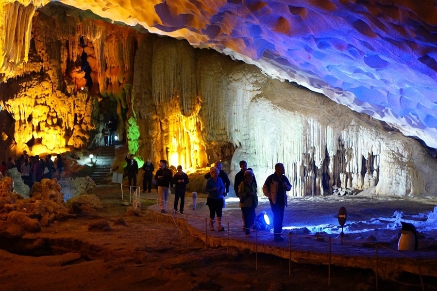 Cave at Halong bay - quang ninh province