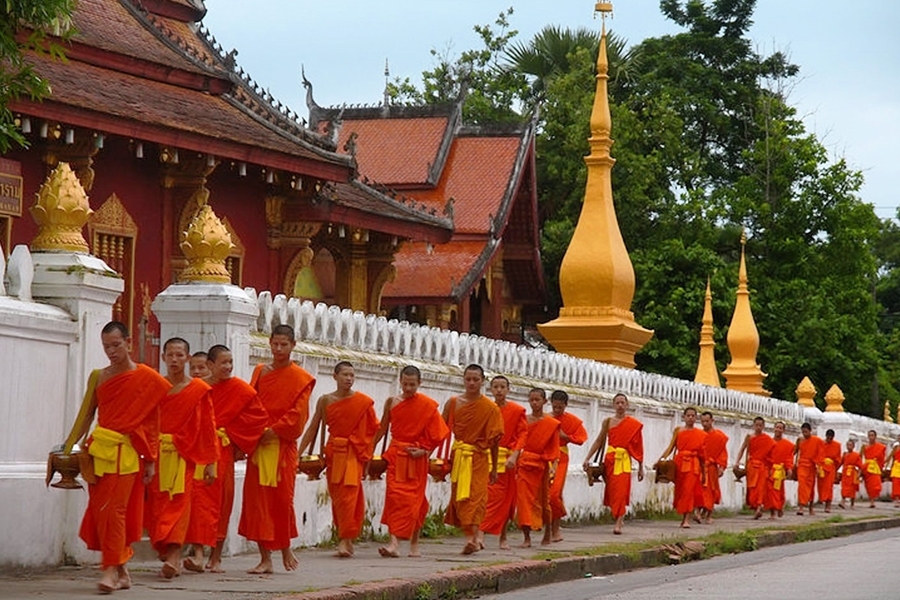 Monk in Luang Prabang