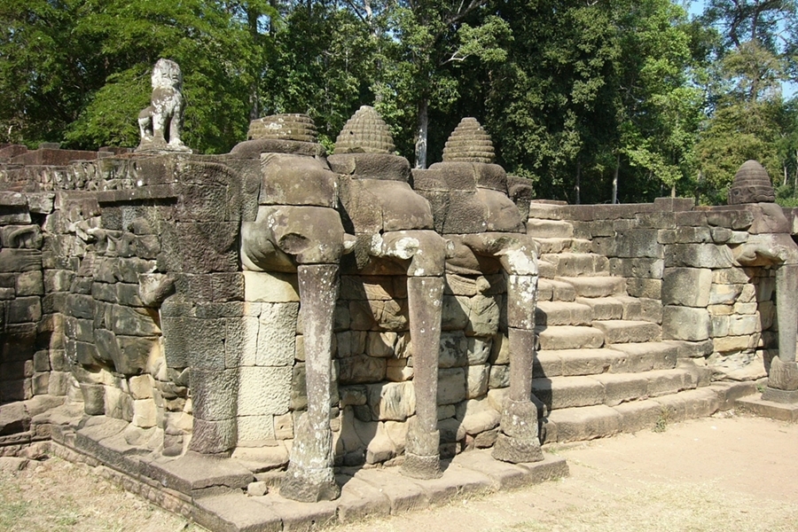 Elephants-Terrace - Siem Reap