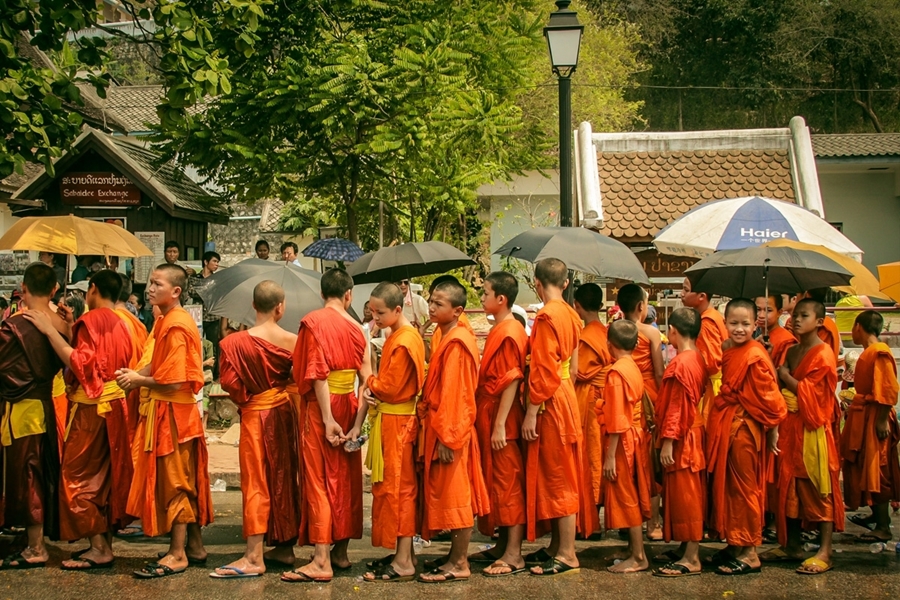 Monk in Luang Prabang 